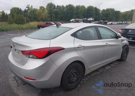 2016 Hyundai Elantra Se from USA, damaged, VIN 5NPDH4AE8GH692470